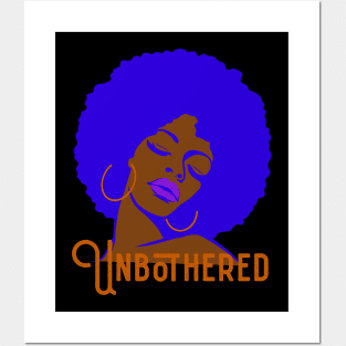 Unbothered Funkadelic Afro Queen Posters and Art